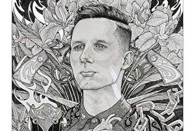 This sketch of Devin Dawson appears on the cover of his upcoming album. (Image Courtesy of Amazon)