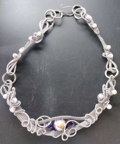 This custom collar piece took Shult about 20 hours to complete. (Image Courtesy of Natalie Shult)