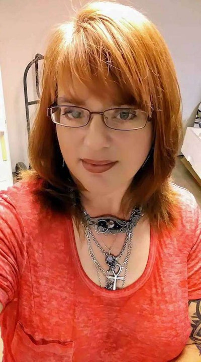 Natalie Shult crafts custom jewelry while she’s over the road. (Image Courtesy of Natalie Shult)