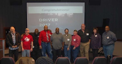 From right to left: Cedric Price, Julia Rood, Charles Davis, Shanna Price, Kenneth Boeck, Anthony Goodman, Kenneth Goard, Roosevelt Jones, Eric Shaw, Russell Pritchard. Not pictured: Catherine Querio. (Image Courtesy of C.R. England)