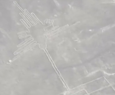 One of the Nazca Line geoglyphs, in Peru