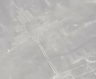 One of the Nazca Line geoglyphs, in Peru
