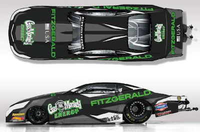Alex Laughlin’s pro stock Camaro