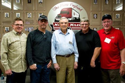 Left to right: Dan England (C.R. England Chairman), Mark Kaminski, Gene England (President Emeritus), John Dombrowski and James Spina. (Image Courtesy of C.R. England)