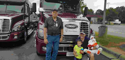 Despite being out on the road a month at a time, Roger Wyble says taking time to help others is important to him. The Special Olympics Convoy is one cause close to his heart because it gives him the opportunity to help children.