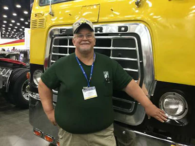 Arthur Culbertson with his Ford WT9000