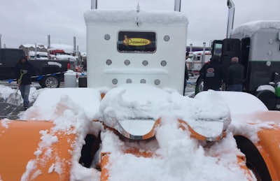 Steve Sontag's appropriately named Dreamsicle, a 2007 Peterbilt 379