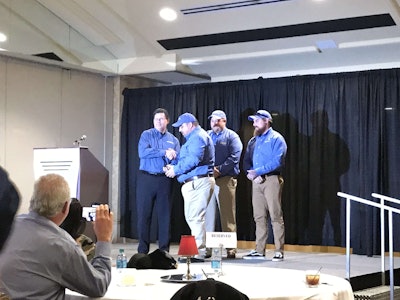 Goodyear Highway Hero awards ceremony; Frank Vieira was the winner.