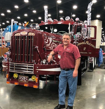 Jerry Howard brought his 1956 DC-75 Autocar to MATS. It’s on display at the American Truck Historical Society booth during the truck show.