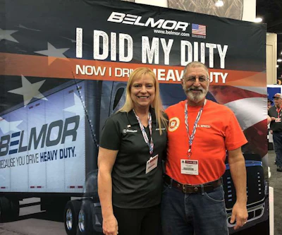 Mary Berman, left, and Larry Berman, right, are both U.S. Army veterans.