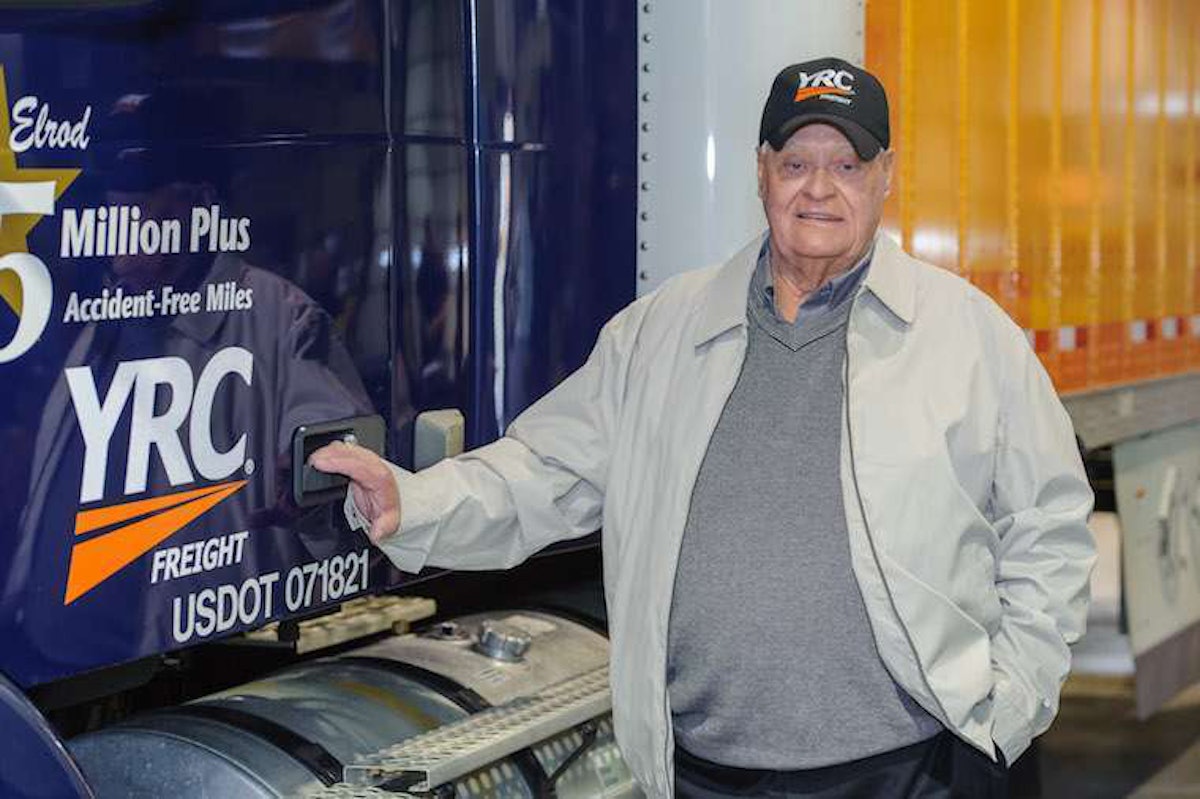 YRC Freight driver achieves 5 million accidentfree miles Truckers News