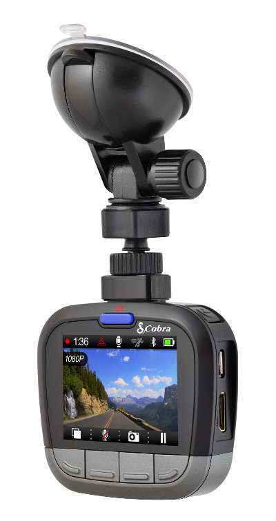 Feature-loaded Cobra dashcam has your back; Bluetooth enabled