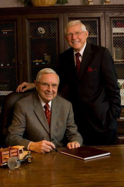Gene and Bill England (Photo by C.R. England)