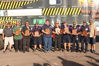 The winners of the 2018 Arizona Truck Driving Championships. (Image Courtesy of Arizona Trucking Association)