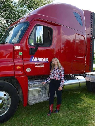 Susie De Ridder and her company truck. (Image Courtesy of Susie De Ridder)