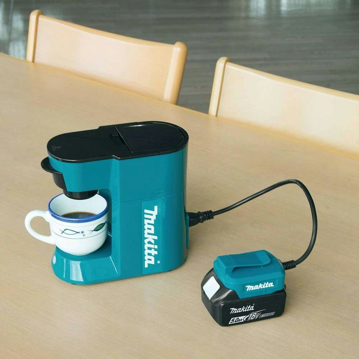 New Makita coffee maker runs on power tool batteries