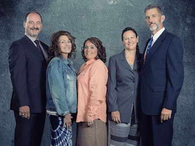Left to right: Ronald Bolduc, Carol Wolder-Nixon, Ingrid R. Brown, Cindy George, and Danny George. (Image Courtesy of TA-Petro)