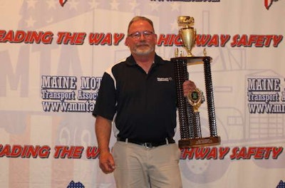 Ken Duncan, a Walmart Transportation driver, is Maine’s grand champion. (Image Courtesy of Maine Motor Transport Association)