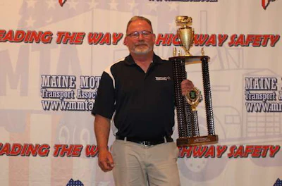 Ken Duncan, a Walmart Transportation driver, is Maine’s grand champion. (Image Courtesy of Maine Motor Transport Association)