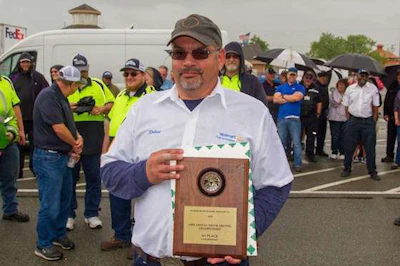 Walmart driver Robert Benton took first place in the Sleeper class. (Image Courtesy of Delaware Motor Transport Association)