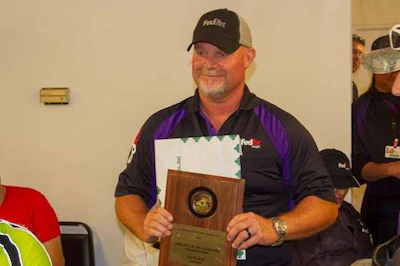 FedEd Freight driver William Tuell took first place in the Twins class. (Image Courtesy of Delaware Motor Transport Association)