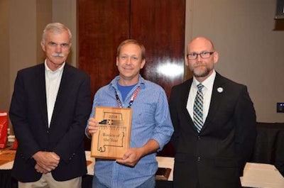 David Deason, center, was named the Rookie of the Year. (Image Courtesy of Alabama Trucking Association/Facebook)