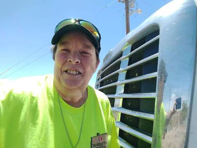 Delores Petko was homeless before she started trucking. (Image Courtesy of Delores Petko)