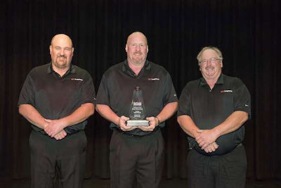 XPO Logistics won the team trophy at the Iowa Truck Driving Championship. (Image Courtesy of Iowa Motor Truck Association)