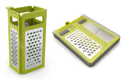 Four-sided stainless steel folding box grater. $12.99 on Amazon.