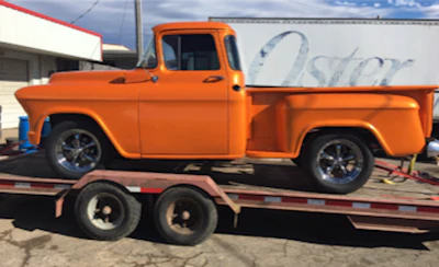 Wolder-Nixon's 1955 Chevy pickup. (Image Courtesy of Carol Wolder-Nixon)
