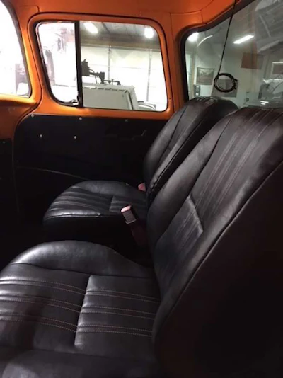 Wolder-Nixon also redid the interior of her own 1955 Chevy pickup. (Image Courtesy of Carol Wolder-Nixon)