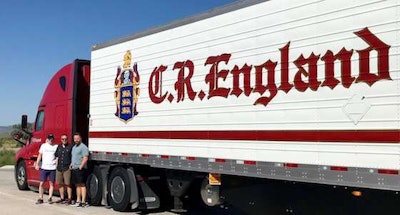 Colin England, Dustin England and Mitch England during a trip from Salt Lake City to Southern California. (Image Courtesy of C.R. England)