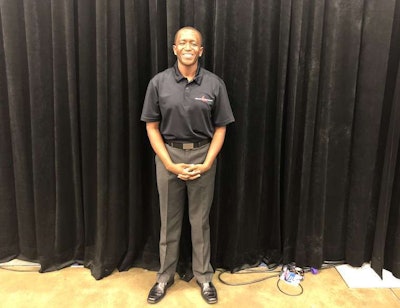 Christopher Young, a driver for Stevens Transport, served in the U.S. Army as a petroleum supply specialist before he became an Army Reservist. He is one of four finalists up for the Transition Trucking award.