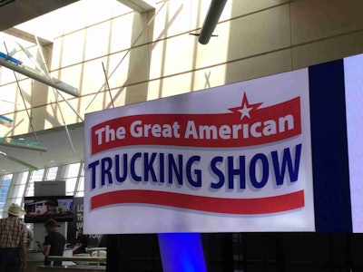 The 19th annual Great American Trucking show got under way today in Dallas.
