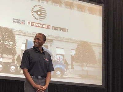 Chris Young was named as a top finalist for the Transition Trucking: Driving For Excellence award during a ceremony at the Great American Trucking Show.
