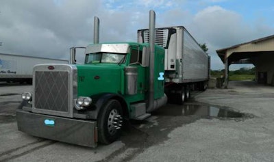 Tractor-trailer Indiana State Police say was used to transport $1 million worth if marijuana. (Indiana State Police photo)