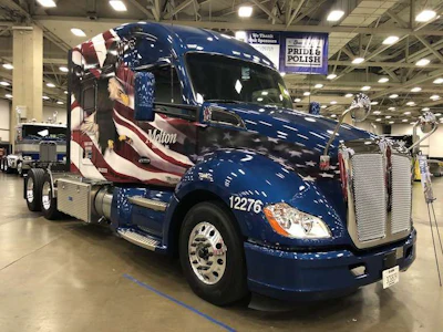 Melton announced two new drivers as drivers of two of its military wrapped trucks during the Great American Trucking Show in August.