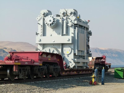 Windmill transformer to be moved next week in Washington State (Washington State DOY photo)