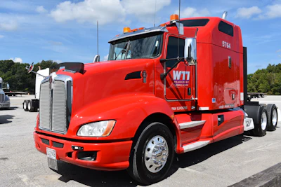 WTI Transport, headquartered in Tuscaloosa, Alabama, gave away this 2014 Kenworth T660 as part of its National Truck Driver Appreciation Week activities. The winner was selected via a random name drawing.