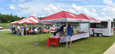 As part of its driver appreciation event and truck giveaway, WTI Transport hosted a free lunch for its drivers and staff at its Tuscaloosa headquarters.