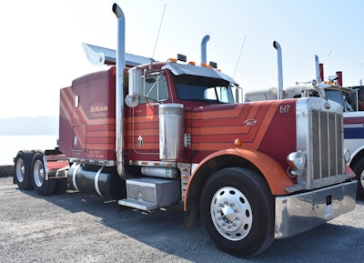 Robert and Dianne McMahan's 1973 Peterbilt Classic.