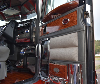 The cab floors are also the African rosewood from Rockwood.