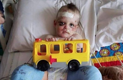 Saturday’s benefit aids 2-year-old Enoch McGovern.