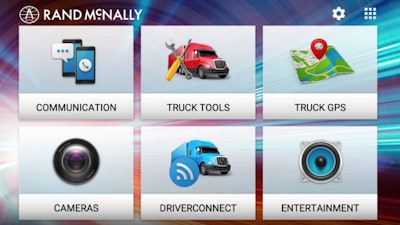Rand McNally’s Overdryve Pro 8 provides truck-centric navigation and tools.
