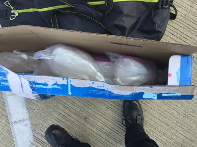 Drugs found in a truck at an inspection in Indiana (Indiana Highway Patrol photo)