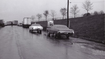 I-81 rest area where Rudy Rothberg was shot Nov. 8, 1972. (NYS Police photo)