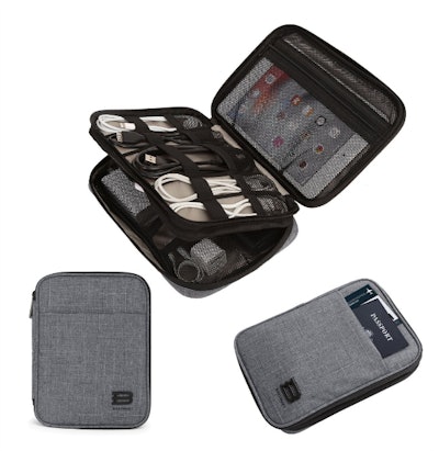 Bagsmart double-layer travel cable organizer