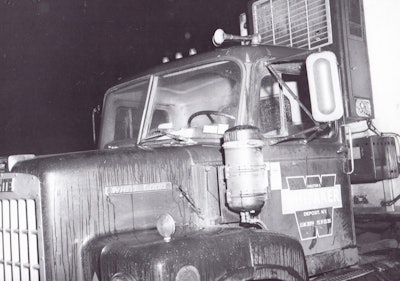 Rudy Rothberg drove this truck for Whittaker Trucking the night he was shot in 1972. (NYS Police photo)
