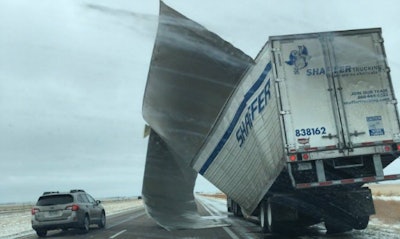 Snow and high winds strafed much of the Midwest last month.