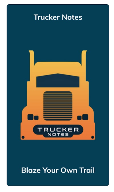 Trucker Notes app